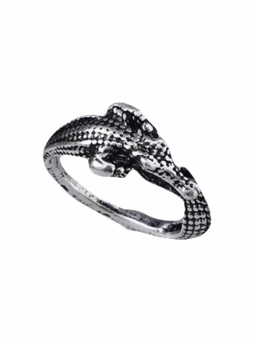 New MENS Crocodile Marine Grade Stainless Steel SAE 316L A4 Boho Ring